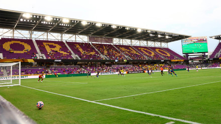 Aspecto de la grada del Inter&Co Stadium durante el Ulsan-Mamelodi, en la primera jornada del Mundial de Clubes