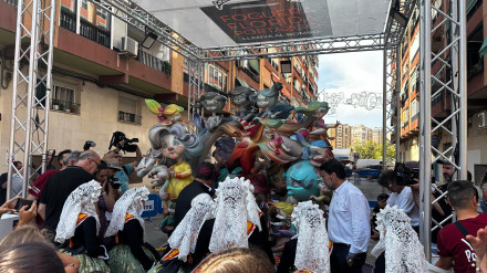 Así es 'Fuerza', la Hoguera Infantil de Florida Portazgo del artista Manuel Rubio.