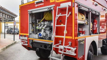 Autobomba de CPEI de Badajoz en una imagen de archivo