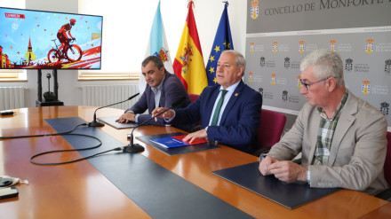 Presentación da etapa de La Vuelta en Monforte