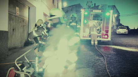 Incendio en una vivienda de Cáceres