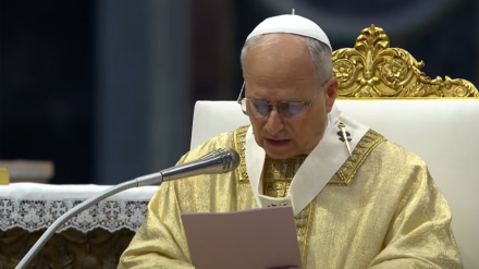 El Papa León XIV durante la homilía en la Eucaristía de ordenación de los obispos