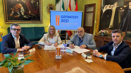 29/06/2025 Cadena COPE rubrica adhesión a la candidatura de Granada como Capital Europea de la Cultura en 2031 en un acto al que han asistido,entre otros, el director provincial, Gabino García, y la alcaldesa de Granada, Marifrán Carazo.POLITICA ANDALUCÍA ESPAÑA EUROPA GRANADAAYUNTAMIENTO DE GRANADA