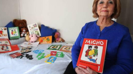 Felisa García, una de las creadoras de cartillas Micho