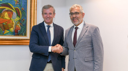 Miguel Fernández e Alfonso Rueda