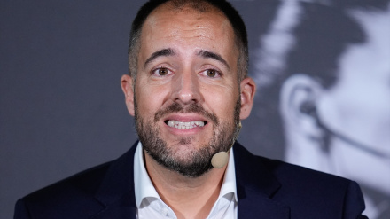 Francisco Soto, nuevo presidente del Comité Técnico de Árbitros de la RFEF, asiste durante la presentación de la nueva etapa del Arbitraje Español y del Presidente del CTA en la Ciudad del Fútbol el 2 de julio de 2025, en Las Rozas