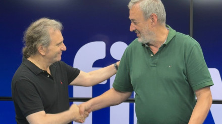 Guillem Boscana junto a Rafa Alcalde CEO de Fibwi en la renovación