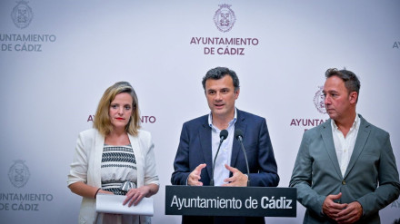 04/07/2025 El alcalde de Cádiz, Bruno García, en rueda de prensa.POLITICA ESPAÑA EUROPA ANDALUCÍAAYUNTAMIENTO DE CÁDIZ