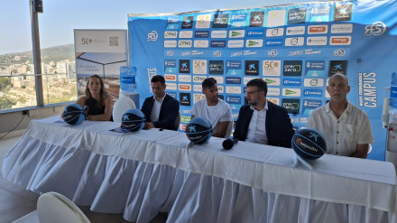 Rudy Fernández en la presentación de su campus junto a su hermana Marta e instituciones en el Hotel Gpro Valparaíso