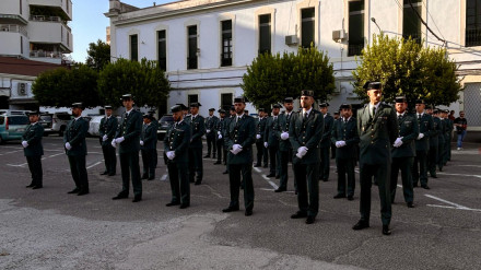 Guardia Civiles en formación