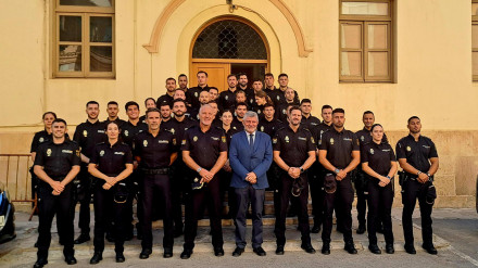 Policías en prácticas