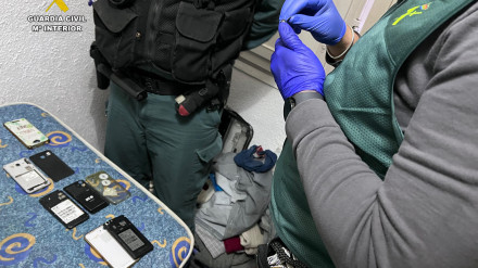 La Guardia Civil en la operación.