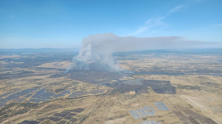 Incendio en Extremadura