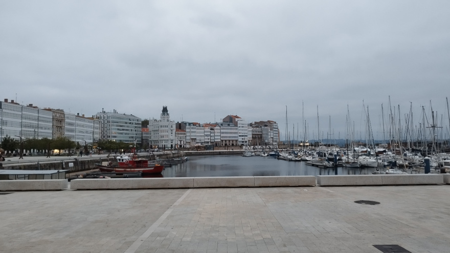 Dársena de La Marina en A Coruña