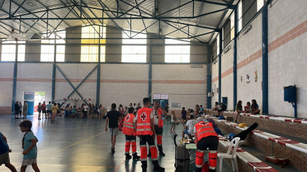 Evacuación por el incendio de Valdecaballeros