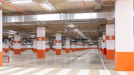 El parking en perfecto estado