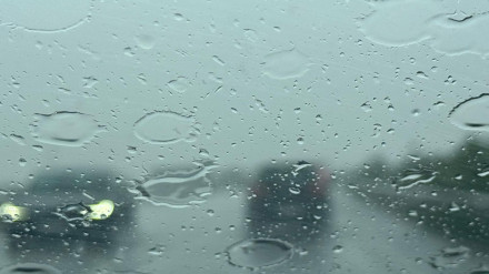 Lluvias torrenciales en Dénia desde el coche