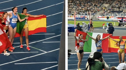 Esperança Cladera y Daniela García celebran sus bronces en la universiada de atletismo