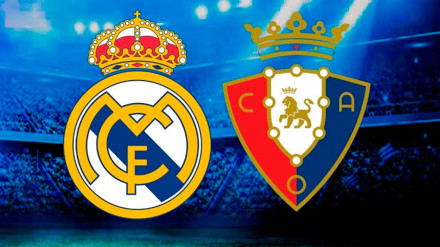 Escudos de Real Madrid y Osasuna