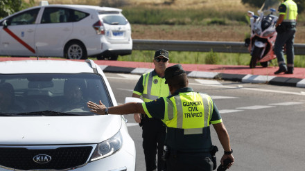 Vista de la campaña de control y sensibilización sobre excesos de velocidad de la DGT