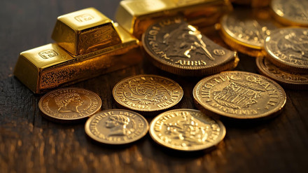 Lingotes y monedas