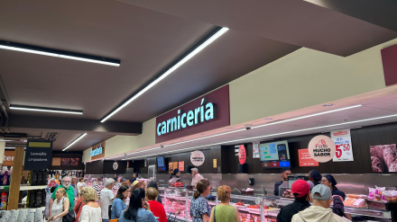 Carnicería del supermercado