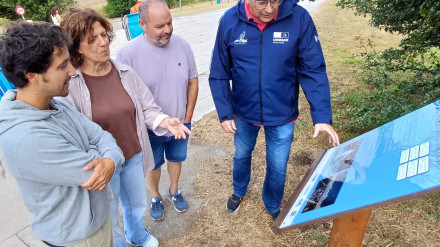 El alcalde de Valdoviño visitó el "Bosque campións e campioas Pantín Classic"