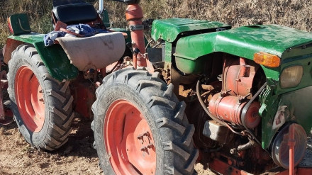 04/09/2025 Imagen de la máquina con la que se ha producido el accidenteSOCIEDAD BOMBEROS DE NAVARRA