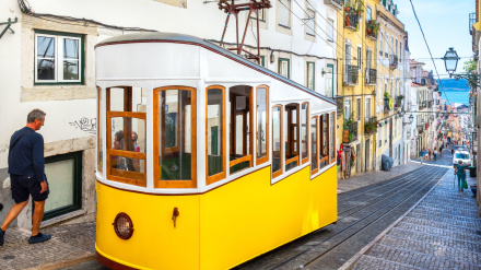 El funicular de Lisboa es un icono de la ciudad