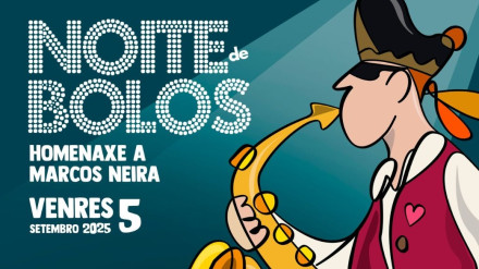 Cartel del concierto "Noite de bolos"