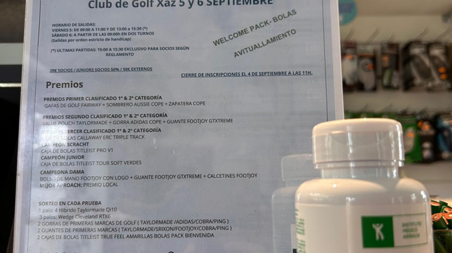 Torneo de Golf COPE Galicia 2025 en Golf Xaz 