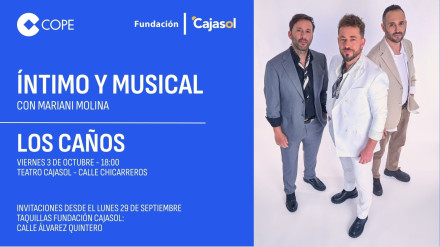 Cartel oficial del ciclo 'Íntimo y Musical' con Los Caños