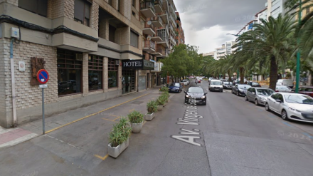 La pelea se desarrollo entre el estanco 24 horas y el hotel Alcántara en la avenida virgen de Guadalupe