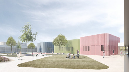 Proyecto presentado en su día para el nuevo centro.