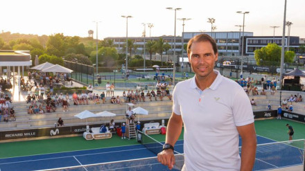 Rafa Nadal en su Academia
