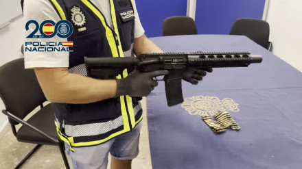 Así es el fusil de asalto con el que un menor cometió un crimen por encargo: esclarecido un asesinato cometido en diciembre en Fuengirola