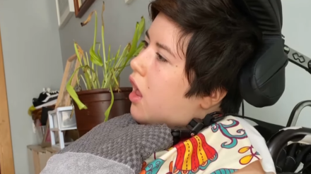 Elsa, la primera universitaria con ELA