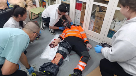 Los cursos de primeros auxilios se llevan a cabo también en centros educativos