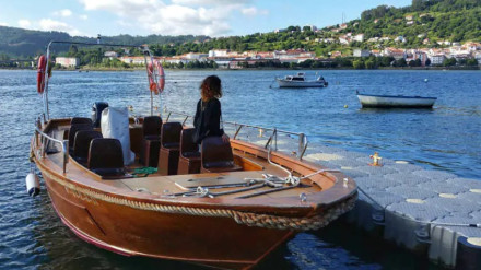 El barco Anduriño en Cabanas