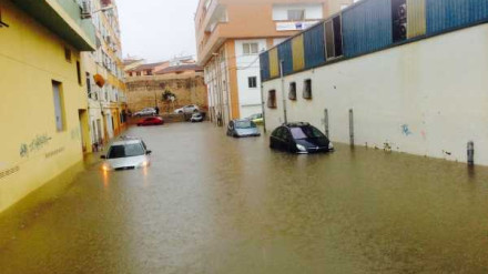 Vista general del Grupo San Andrés en Dénia, una de las zonas más vulnerables a inundaciones durante episodios de lluvias intensas