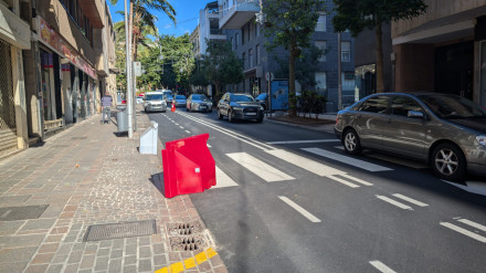 Carril bici, calle del Pilar