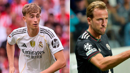 Dean Huijsen y Harry Kane
