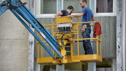 Obras en edificio