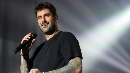 El cantante Melendi durante uno de los conciertos que ofreció el año pasado en Oviedo