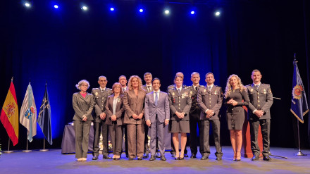 La entrega de medallas del patrón de la Policía Nacional tuvo lugar en el Jofre