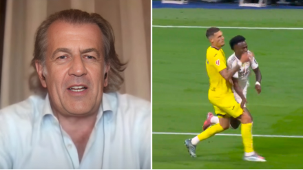 Toni Freixa reacciona al penalti pitado sobre Vinicius en el Real Madrid-Villarreal