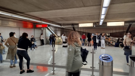 Usuarios de Metro Bilbao