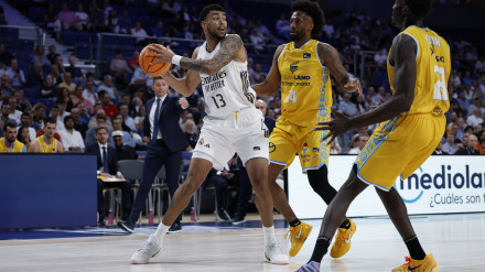 Izan Almansa debutó en ACB con el Real Madrid