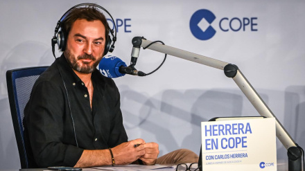 Jorge Bustos en la salida de Herrera en COPE a Santander