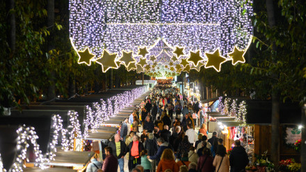 Mercado navideño.